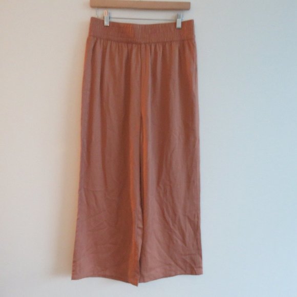 JACKSON ROWE Ladies Altaf Clay Wide Leg Pants - Size M - Picture 2 of 11
